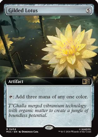 Gilded Lotus (Extended Art) (MSC - Commander: Marvel Super Heroes)