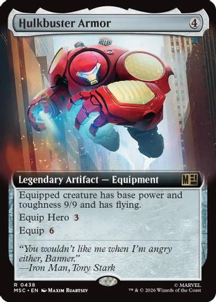Hulkbuster Armor (Extended Art) (MSC - Commander: Marvel Super Heroes)