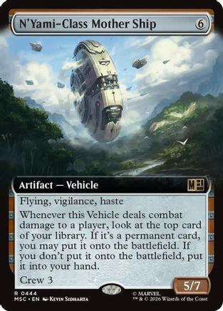 N'Yami-Class Mother Ship (Extended Art) (MSC - Commander: Marvel Super Heroes)