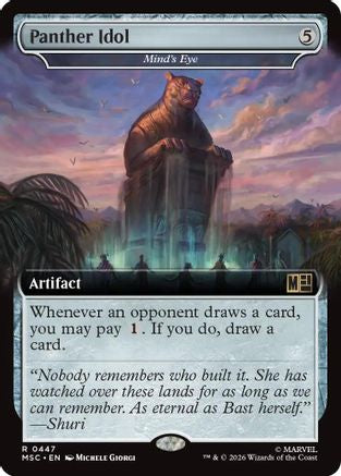 Panther Idol - Mind's Eye (Extended Art) (MSC - Commander: Marvel Super Heroes Foil)