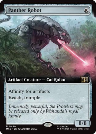 Panther Robot (Extended Art) (MSC - Commander: Marvel Super Heroes Foil)