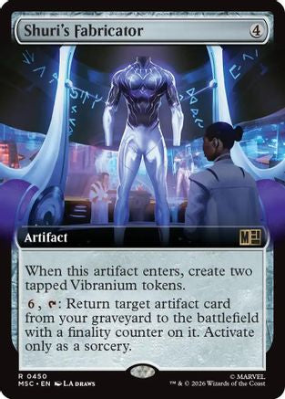 Shuri's Fabricator (Extended Art) (MSC - Commander: Marvel Super Heroes Foil)