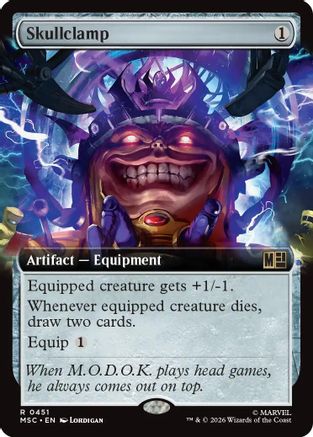 Skullclamp (Extended Art) (MSC - Commander: Marvel Super Heroes)
