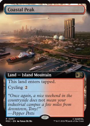 Coastal Peak (Extended Art) (MSC - Commander: Marvel Super Heroes)