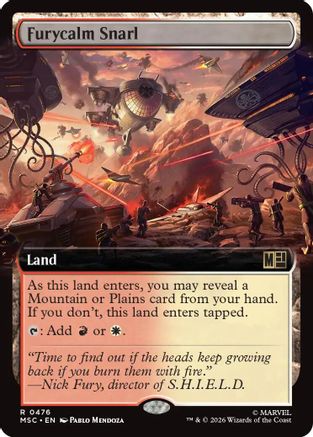 Furycalm Snarl (Extended Art) (MSC - Commander: Marvel Super Heroes)