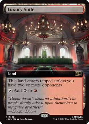 Luxury Suite (Extended Art) (MSC - Commander: Marvel Super Heroes Foil)