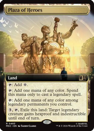Plaza of Heroes (Extended Art) (MSC - Commander: Marvel Super Heroes)