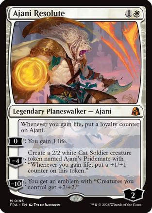 Ajani Resolute [Reality Fracture] Foil
