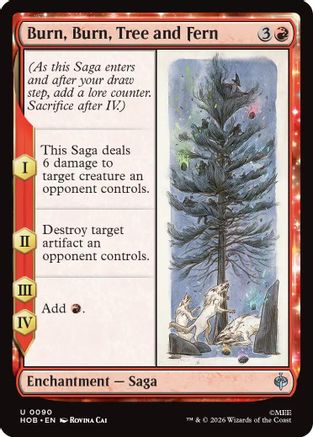Burn, Burn, Tree and Fern (HOB - The Hobbit Foil)