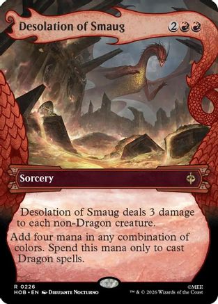 Desolation of Smaug (Showcase) (HOB - The Hobbit Foil)