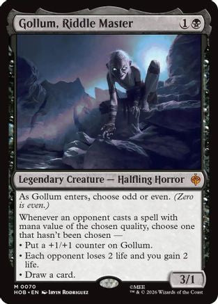 Gollum, Riddle Master (HOB - The Hobbit)