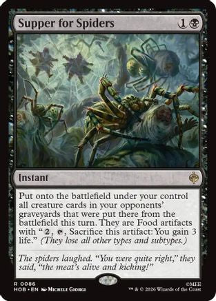 Supper for Spiders (HOB - The Hobbit Foil)