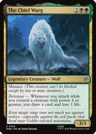 The Chief Warg (HOB - The Hobbit Foil)