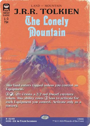 The Lonely Mountain (Borderless) (HOB - The Hobbit Foil)
