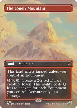 The Lonely Mountain (Borderless) (0207) (HOB - The Hobbit)