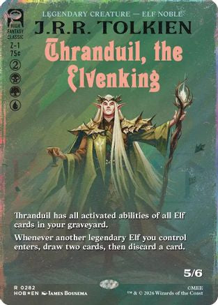Thranduil, the Elvenking (Borderless) (Surge Foil) (HOB - The Hobbit Foil)