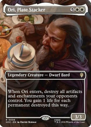 Ori, Plate Stacker (Borderless) (HOC - The Hobbit: Eternal-Legal Foil)