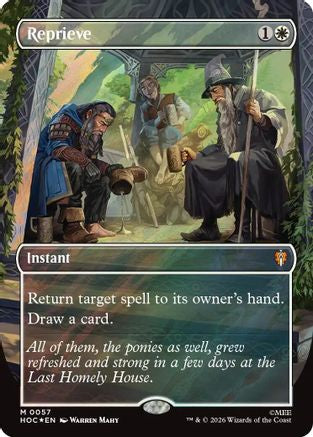 Reprieve (Borderless) (Surge Foil) (HOC - The Hobbit: Eternal-Legal Foil)