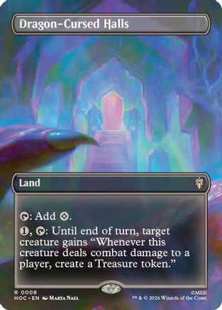 Dragon-Cursed Halls (Borderless) (HOC - The Hobbit: Eternal-Legal Foil)