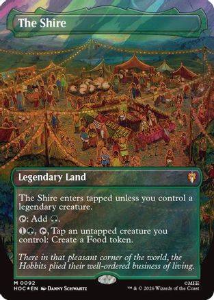 The Shire (Borderless) (Surge Foil) (HOC-092) [The Hobbit: Eternal-Legal] Foil