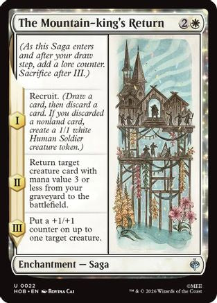 The Mountain-king's Return (HOB - The Hobbit Foil)