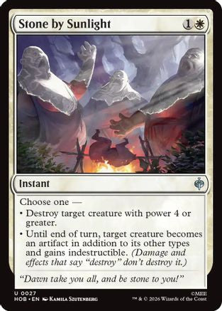 Stone by Sunlight (HOB - The Hobbit Foil)