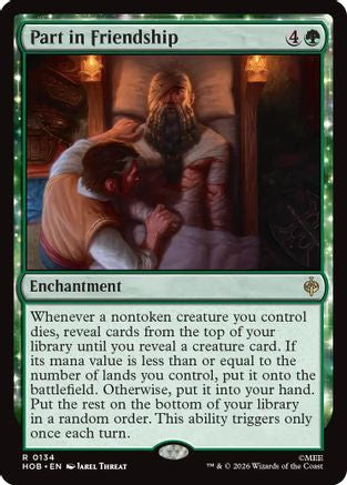 Part in Friendship (HOB - The Hobbit Foil)
