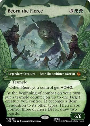 Beorn the Fierce (Showcase) (HOB - The Hobbit Foil)