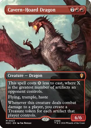 Cavern-Hoard Dragon (Borderless) (HOC - The Hobbit: Eternal-Legal)