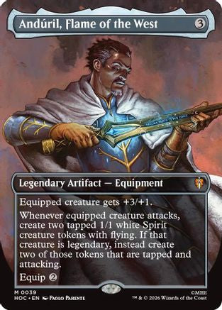 Anduril, Flame of the West (Borderless) (HOC - The Hobbit: Eternal-Legal)