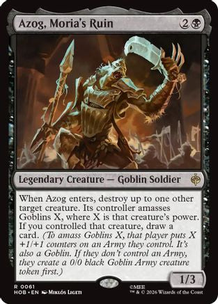 Azog, Moria's Ruin (HOB - The Hobbit Foil)