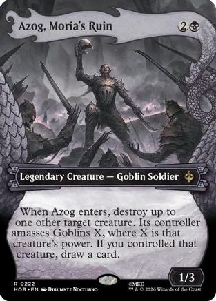 Azog, Moria's Ruin (Showcase) (HOB - The Hobbit Foil)