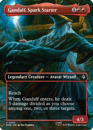 Gandalf, Spark Starter (Borderless) (HOB - The Hobbit)