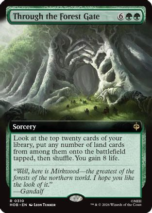 Through the Forest Gate (Extended Art) (HOB - The Hobbit Foil)