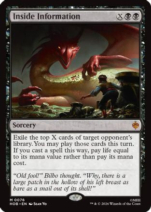 Inside Information (HOB - The Hobbit)