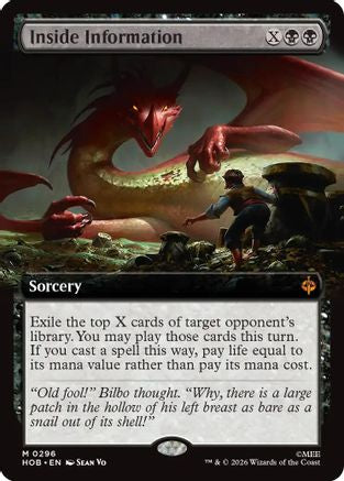 Inside Information (Extended Art) (HOB - The Hobbit Foil)