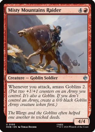 Misty Mountains Raider (HOB - The Hobbit Foil)