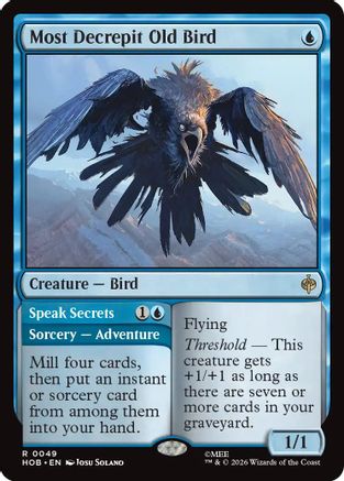 Most Decrepit Old Bird (HOB - The Hobbit Foil)
