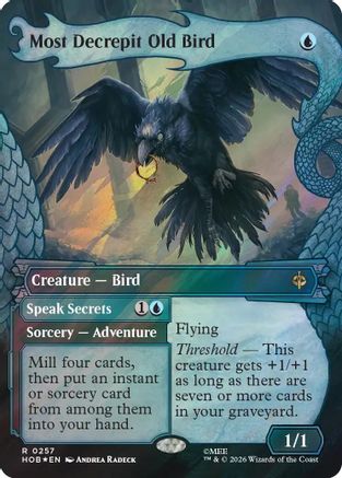 Most Decrepit Old Bird (Showcase) (Surge Foil) (HOB - The Hobbit Foil)