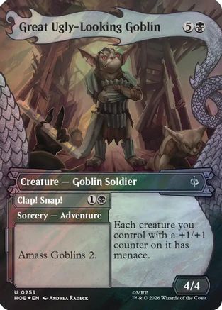 Great Ugly-Looking Goblin (Showcase) (Surge Foil) (HOB - The Hobbit Foil)
