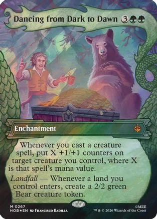 Dancing from Dark to Dawn (Showcase) (Surge Foil) (HOB - The Hobbit Foil)