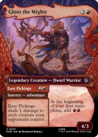 Gloin the Mighty (Showcase) (HOB - The Hobbit Foil)