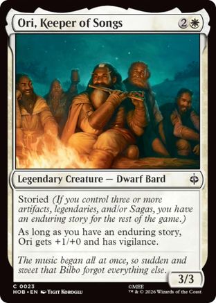 Ori, Keeper of Songs (HOB - The Hobbit)