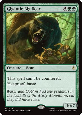 Gigantic Big Bear (HOB - The Hobbit Foil)