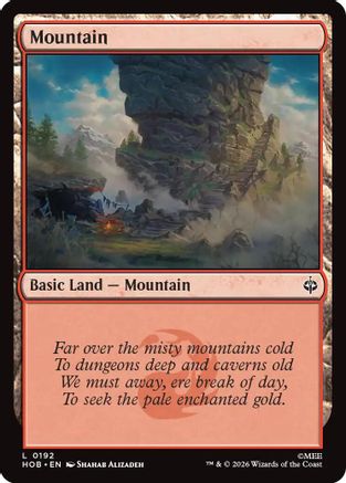 Mountain (0192) (HOB - The Hobbit Foil)