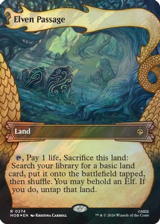 Elven Passage (Showcase) (Surge Foil) (HOB - The Hobbit Foil)