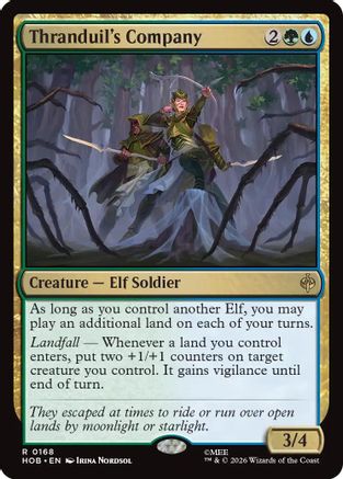Thranduil's Company (HOB - The Hobbit Foil)