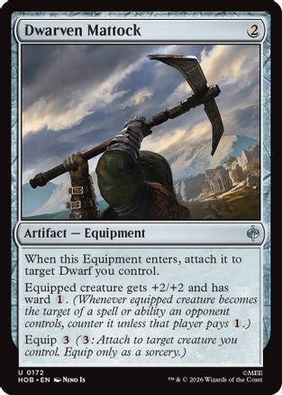 Dwarven Mattock (HOB - The Hobbit Foil)