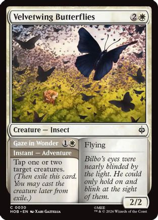 Velvetwing Butterflies (HOB - The Hobbit Foil)