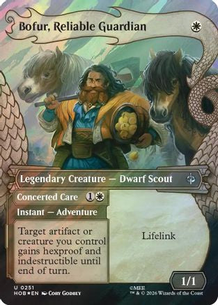 Bofur, Reliable Guardian (Showcase) (Surge Foil) (HOB - The Hobbit Foil)